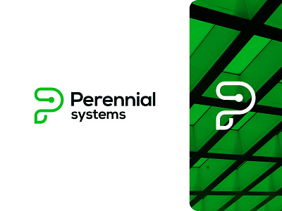 Perennial Systems connect creative creative logo custom logo handmade illustration initial letter p letter p logo logo design logo p minimalist logo modern logo monogram p network outline p p logo tech technology logo