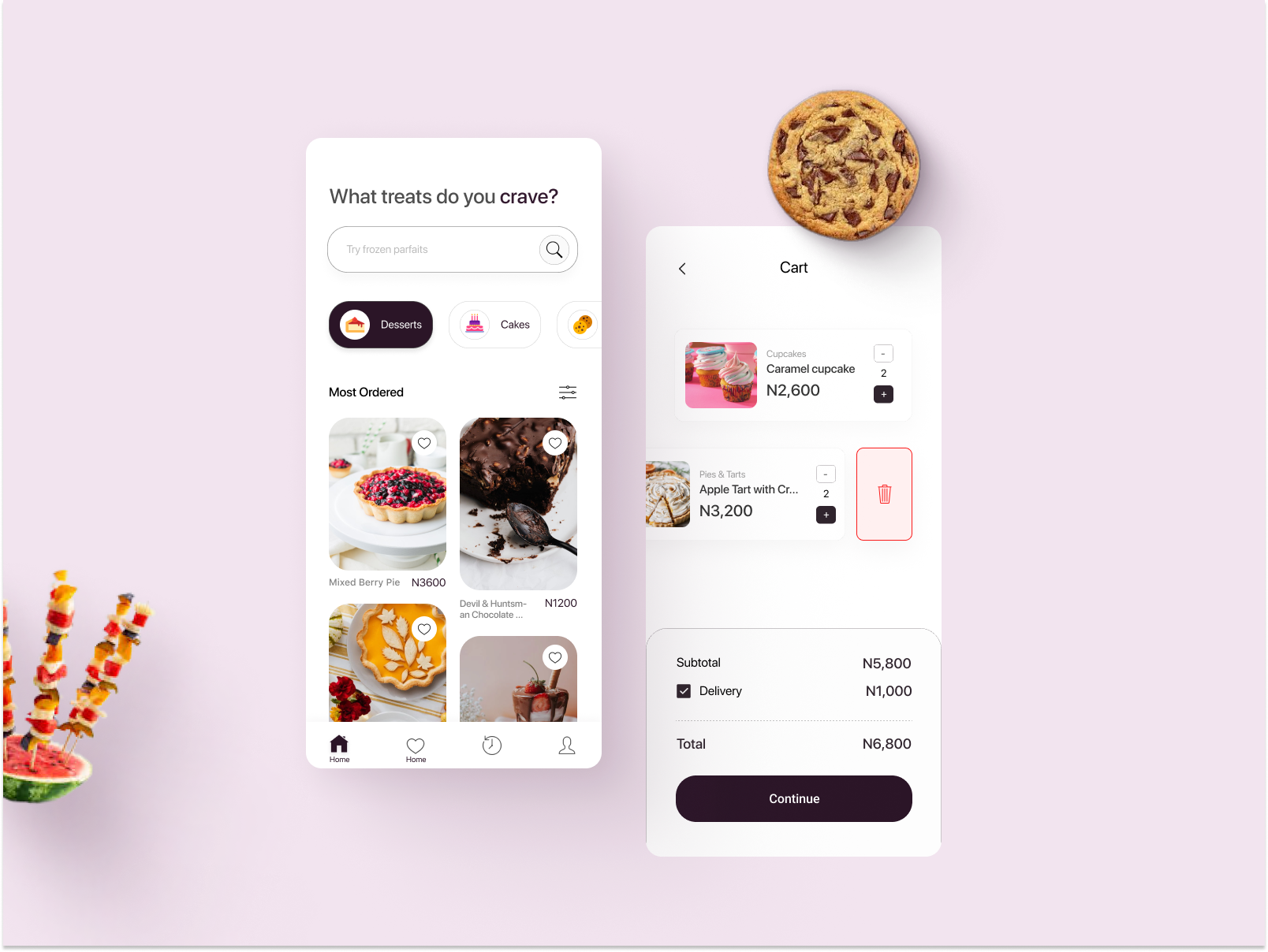 Example of Mobile App UI/UX Design