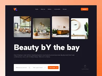 Kalista - Real Estate Landing Page clean clean ui design landing page landingpage real estate ui ui design uidesign ux ux design