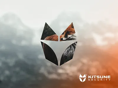 Kitsune Concept abstract branding design fox icon logo logo design logomark logotype minimal security symbol