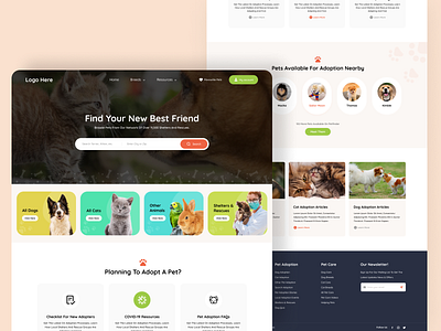 Pet Adopt Design animation branding design dribbble graphic graphic design illustration logo motion graphics photoshop shot ui ux vector