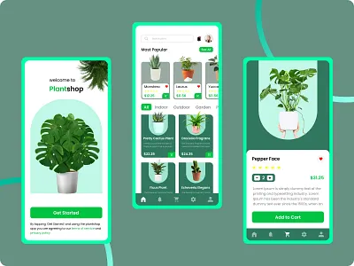 E-commerce Plant Shop App app design uiux app uiux e commerce e commerce app e commerce app design e commerce app uiux e commerce plant shop e commerce shop app uiux e commerce uiux figma landing page landing page uiux mobile app plant shop plant shop app design plant shop app uiux ui uiux uiux design ux