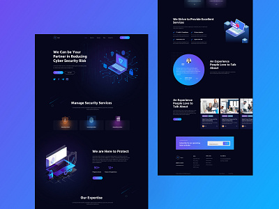 Cybersecurity card cyber cyber security cyber security website cybersecurity hacker identity management internet security landing landing page password privacy protection security security tool trending vpn web design web illustrations website security