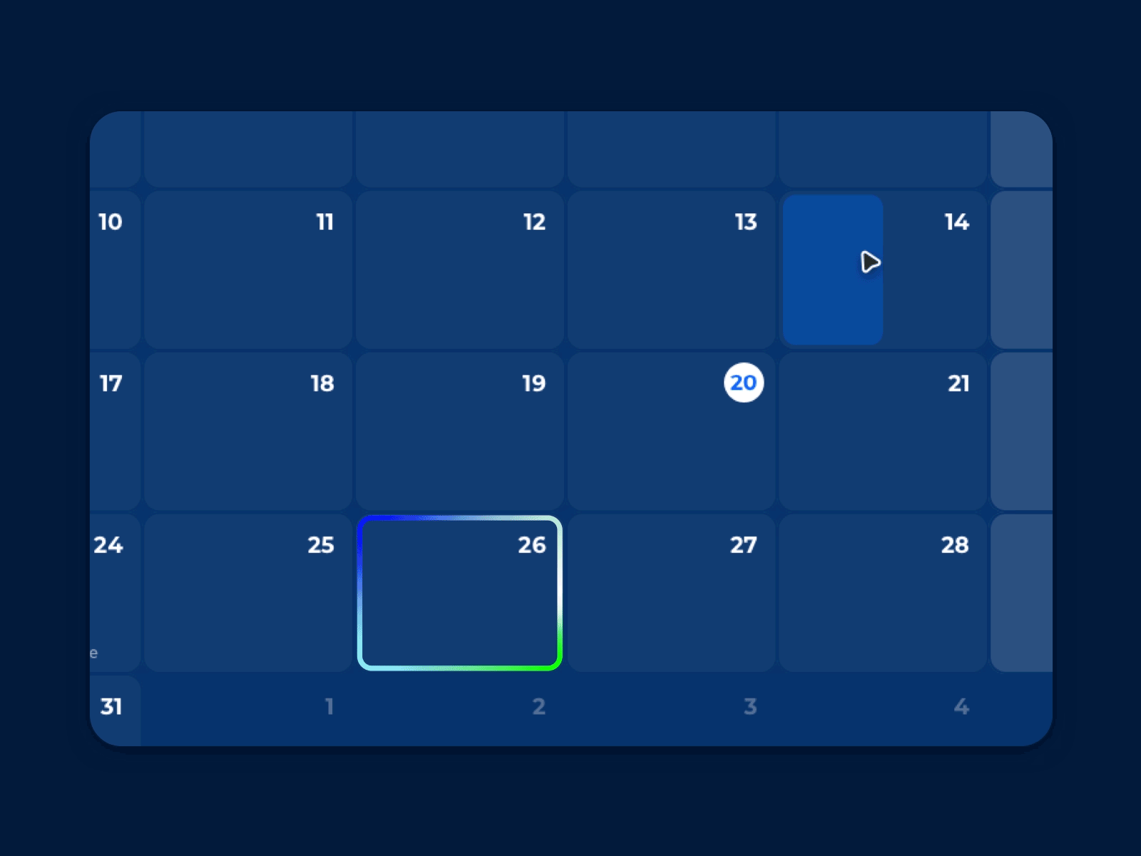 Keikiban - Calendar animation app app design blue branding creative design illustration ui ux