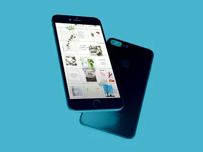 Instagram Grid branding graphic grid illustration instagram marketing presentation social media typography