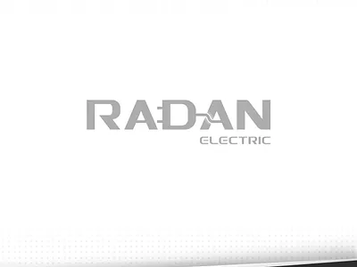 RADAN ELECTRIC رادان الکتریک branding design icon graphic illustration logo logo graphic typography