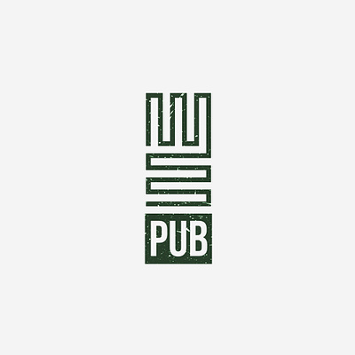 ШЕ PUB branding design graphic design logo pub vector