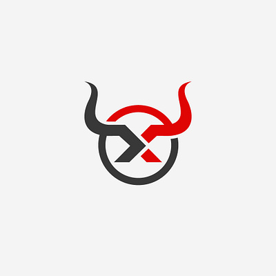 OX HAUL branding design graphic design horns logo ox vector