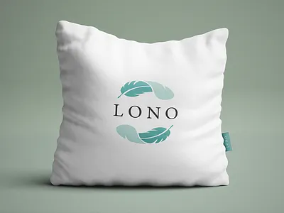 Logotype for bed linen brand LONO bed linen brand design branding corporate identity graphic design logo logo design logotype rebranding