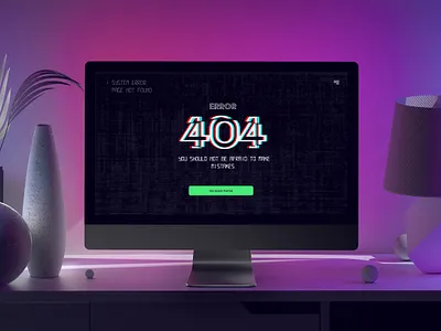 Daily UI #008 - 404 Page 404 app dailyui design graphic design ui ux