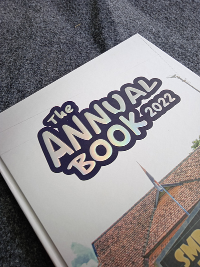 YEARBOOK SMPN 1 Purworejo branding design emboss graphic design hologram yearbook