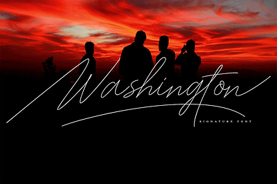 Washington Signature Font beautiful font branding calligraphy design elegant font feminine font handwritten logo logo font magazine font script signature font typography wedding font