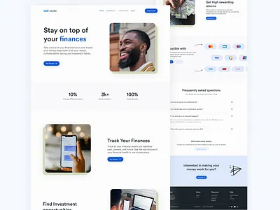 Financial Investment Platform design financial investment ui ux