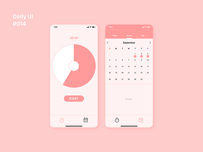 Daily UI Design #014: Countdown Timer 014 app color countdown timer dailyui design study timer ui uiux ux