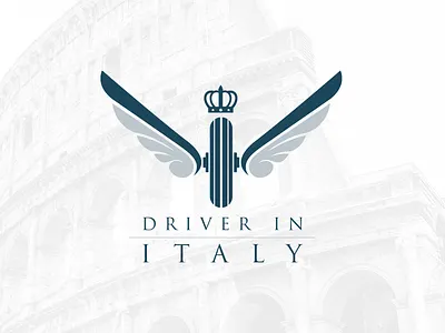 Driver In Italy branding design graphic design logo