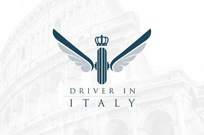 Driver In Italy branding design graphic design logo