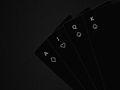 Daily UI - cards with stroke symbols illustration logo ui ux vector
