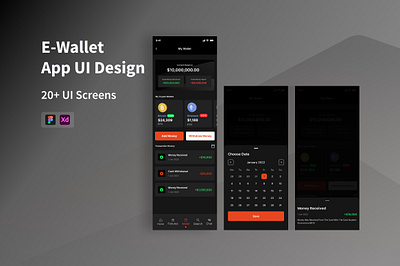 E-Wallet App UI Design branding consistency design principles typography ui ux