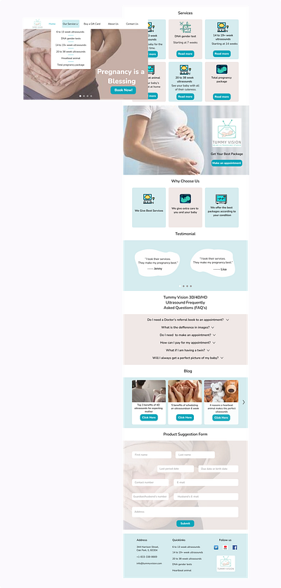 Pregnancy Care Website app design pregnant ui ux web