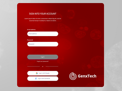 Sign In, Daily UI Challenge