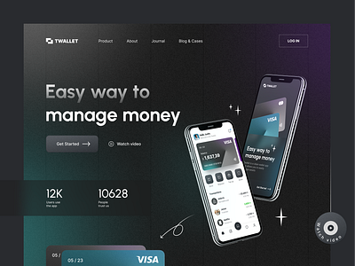 Finance Web Design banking banking website coin difi finance fintech industry fintech web design fintech website landing page online bankign token ui uiux ux wallet website web design web page website design