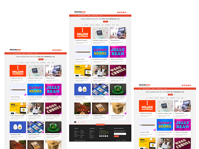 DESIGNER BLOG UI DESIGN design graphic design illustration landing page typography ui ux