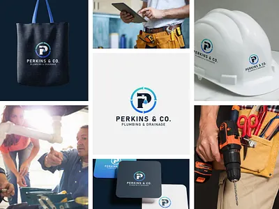 Plumbing & Drainage logo design branding drainage drainage logo graphic design logo plumber logo plumbing plumbing logo repair logo service logo servicing logo