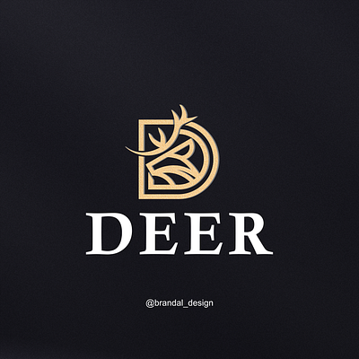deer logo branding deer design graphic design illustration logo motion graphics typography vector