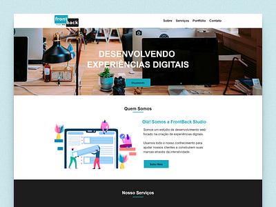 Site - FrontBack Studio branding design ui ux