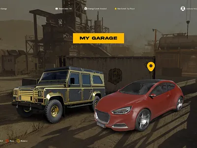 Battle Ground Gaming: My Garage app design app ui gaming ui ui ux