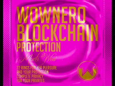 Crypto Condom blockchain condom crypto design funny graphic design illustration metaverse photoshop privacy safety wownero