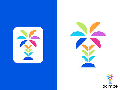 palm logo brand identity branding branding design coconut color dates design icon identity logo logoidea logotype nature nut palm palm tree plam sea shape tree