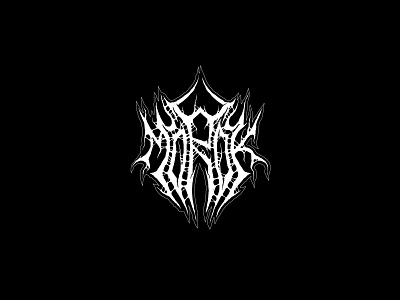 Morok black metal illustration logo logodesign logotype metal morok vector