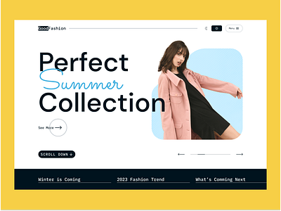 Clothing Brand Landing Page app clean clothing clothing company clothing line design fashion fashion blogger landing page minimal mockup stylish ui wear website