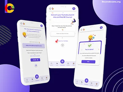 Convert YouTube playlist into a course app branding design graphic design illustration logo typography ui ux vector