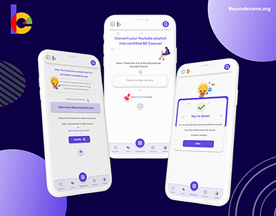 Convert YouTube playlist into a course app branding design graphic design illustration logo typography ui ux vector