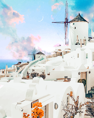 Greek Moon summer