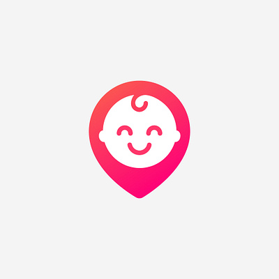 Kid branding design graphic design kid kids logo pink point vector