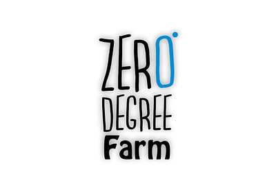 Logo / Identity Design Zero Degree Farm branding design graphic design illustration logo typography vector