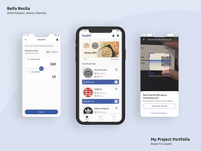 Loyalid - Loyalty Program Mobile Application design figma design loyalty loyalty app loyalty program app mobile app design mobile design program ui ui ux uidesign