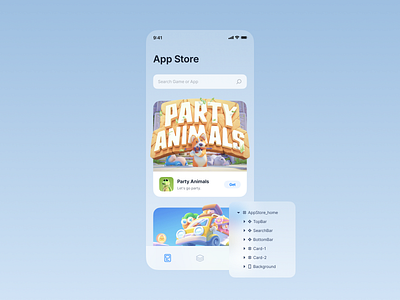 AppStore appstore game ui