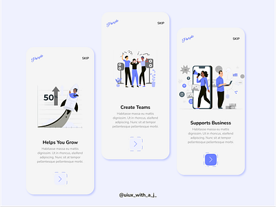 Marketing Agency adobe xd agency app app ui brand daily ui dailyui day 23 design dribbble figma marketing on board onboarding screen team ui webflow