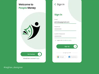 Daily UI #001 - Sign Up Screen 100 days challenge daily ui design design challenge login sign up