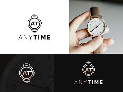 ANYTIME & LOGO anytime design georgia illustration logo mylogo time vector watch