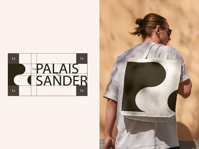 Palais Sander Logo and Identity art art gallery brand brand identity branding corporate design design logo logomark minimal modern museum simple symbol timeless