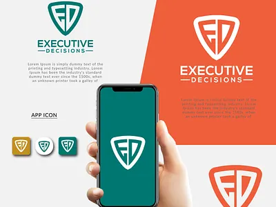 EXECUTIVE DECISIONS LOGO DESIGN design design logo graphicdesign identity branding illustration illustrator logo logo a day logo designer logodeisgnerj logodesign logotype logotypedesign ui