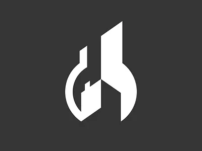 House Fix Logo fix home house logo monogram negative space real estate service simple wrench