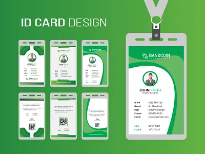 Professional ID Card Template Design brand branding business card company id card design corporate id card design graphic design graphicsobai id id card id card design id card mockup office id card popular print visiting card