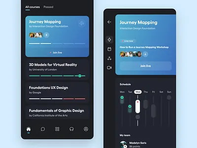 Education Platform - App concept app concept education study ui ux