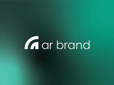 AR Logo, AR Brand, ar business logo, wordmark logo.